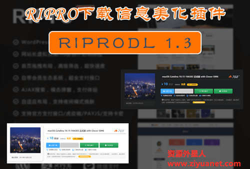 riprodl1.3插件免费下载，Ripro主题美化插件OD1509