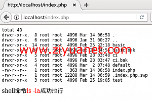 PHP网站使用shell命令代码执行教程