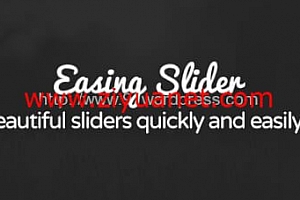 自适应手机移动设备的WordPress幻灯插件 – Easing Slider